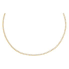 Gold Thin Tennis Choker - Adina's Jewels