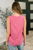 Thread Theory Round Neck Tank in Pink - Charming Charlie