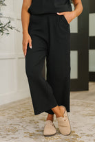 Thyme Culottes in Black - Charming Charlie