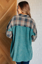 Tied for Time Thermal Plaid Button Up - Charming Charlie