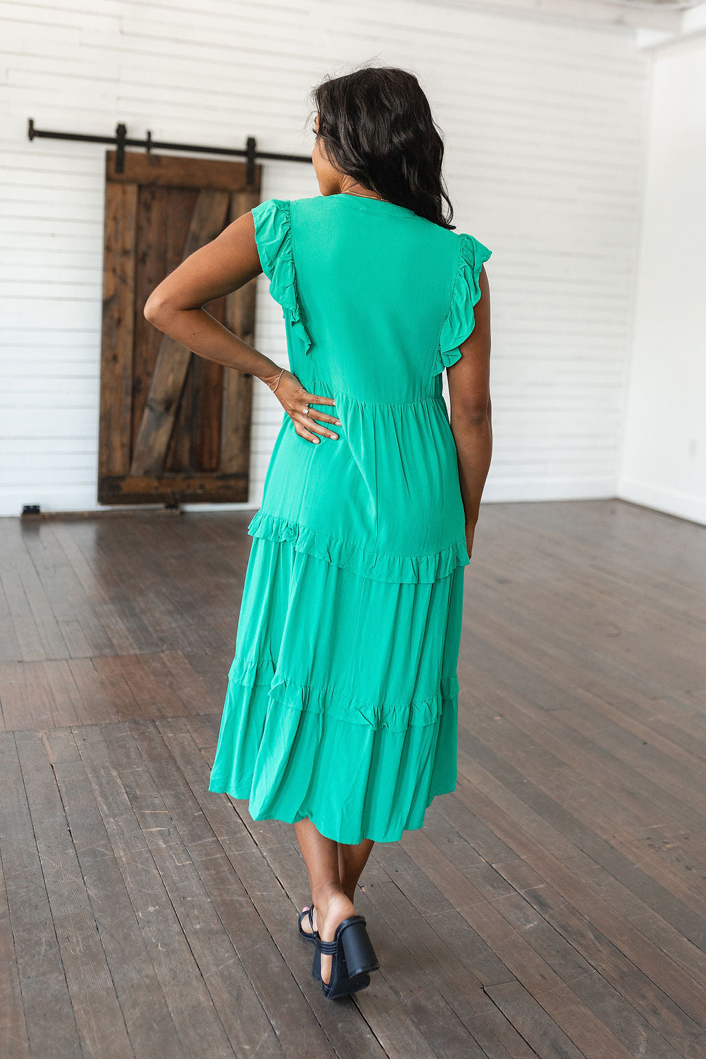 Tiers in Heaven Tiered Midi Dress - Charming Charlie