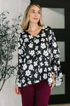 Time and Time Again Floral Blouse - Charming Charlie