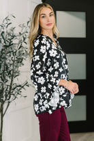 Time and Time Again Floral Blouse - Charming Charlie