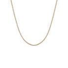 Gold / 18" Classic Thin Tennis Necklace - Adina's Jewels