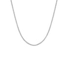 Silver / 18" Classic Thin Tennis Necklace - Adina's Jewels