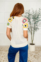 To Grandma's House Crochet Accent Top - Charming Charlie