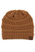ToastAlmond C.C Ribbed Knit Solid Color Beanie offers a timeless design with durable ribbed knitting, ensuring a snug and comfortable fit. Crafted for warmth and versatility, this beanie is perfect for everyday wear, providing reliable protection against cold weather while maintaining a sleek, minimalist style that complements any outfit. Its solid color adds understated appeal, making it an essential accessory for both casual and outdoor use. 