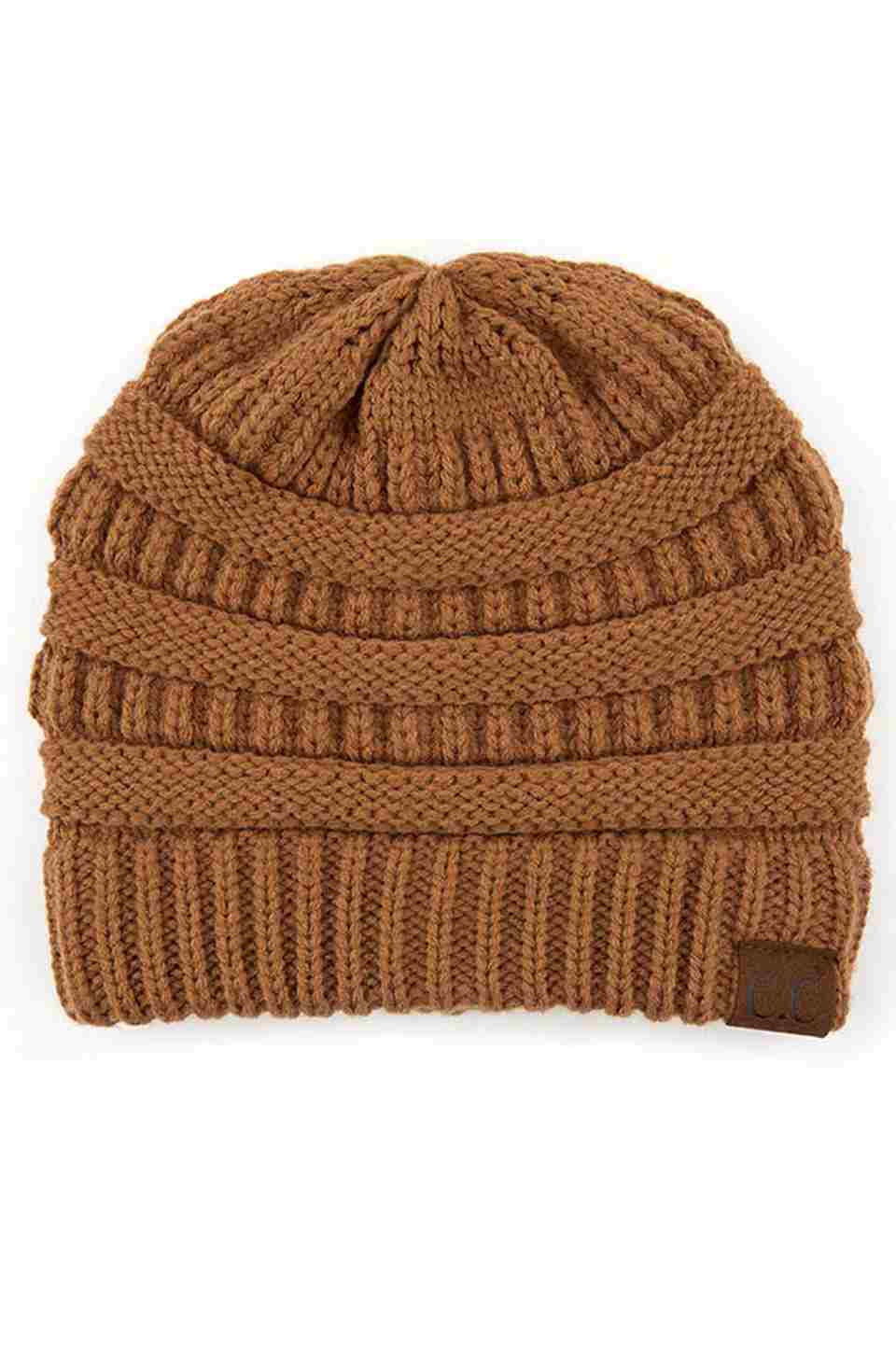 ToastAlmond C.C Ribbed Knit Solid Color Beanie offers a timeless design with durable ribbed knitting, ensuring a snug and comfortable fit. Crafted for warmth and versatility, this beanie is perfect for everyday wear, providing reliable protection against cold weather while maintaining a sleek, minimalist style that complements any outfit. Its solid color adds understated appeal, making it an essential accessory for both casual and outdoor use. 