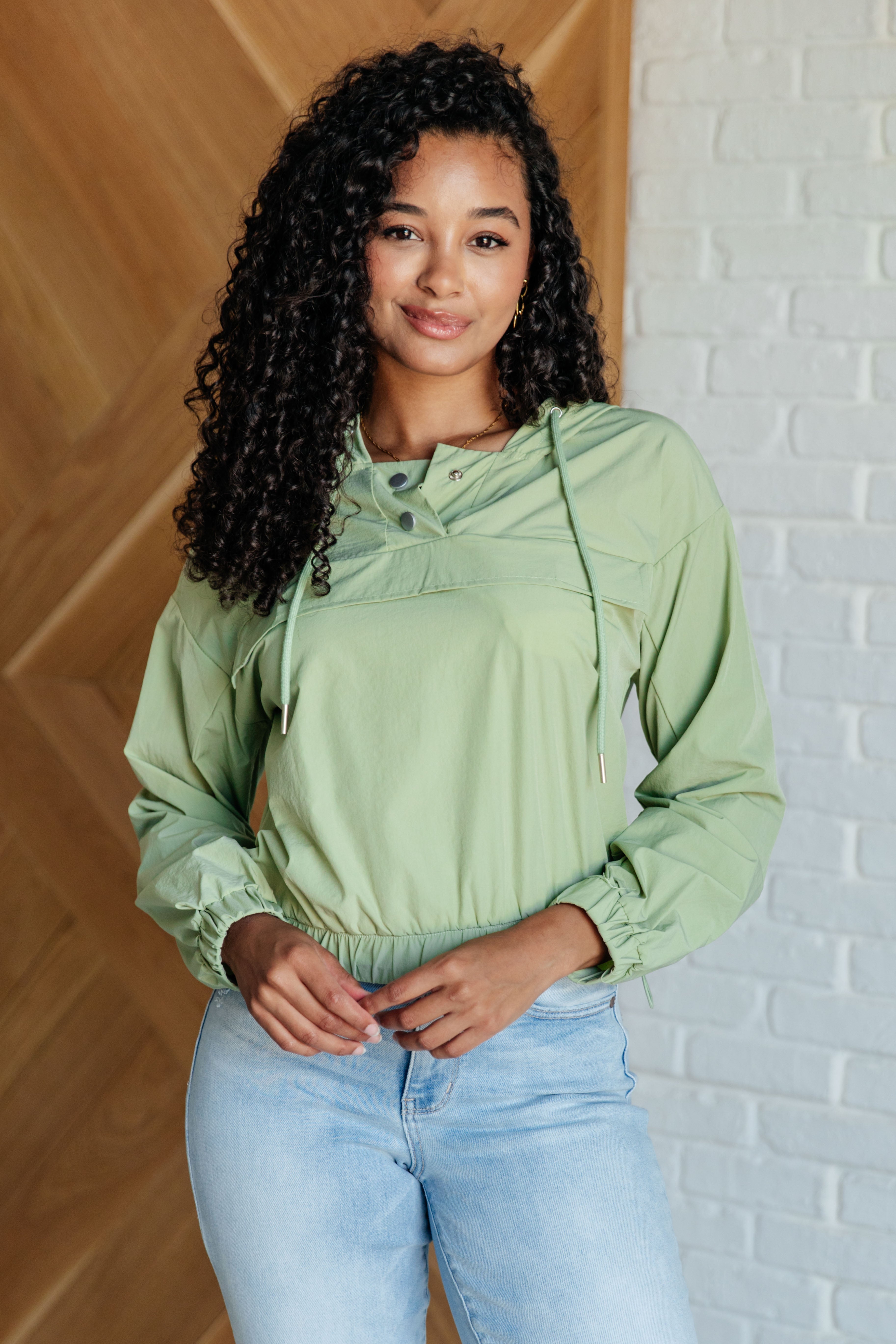 Tomorrow's Forecast Hooded Windbreaker - Charming Charlie