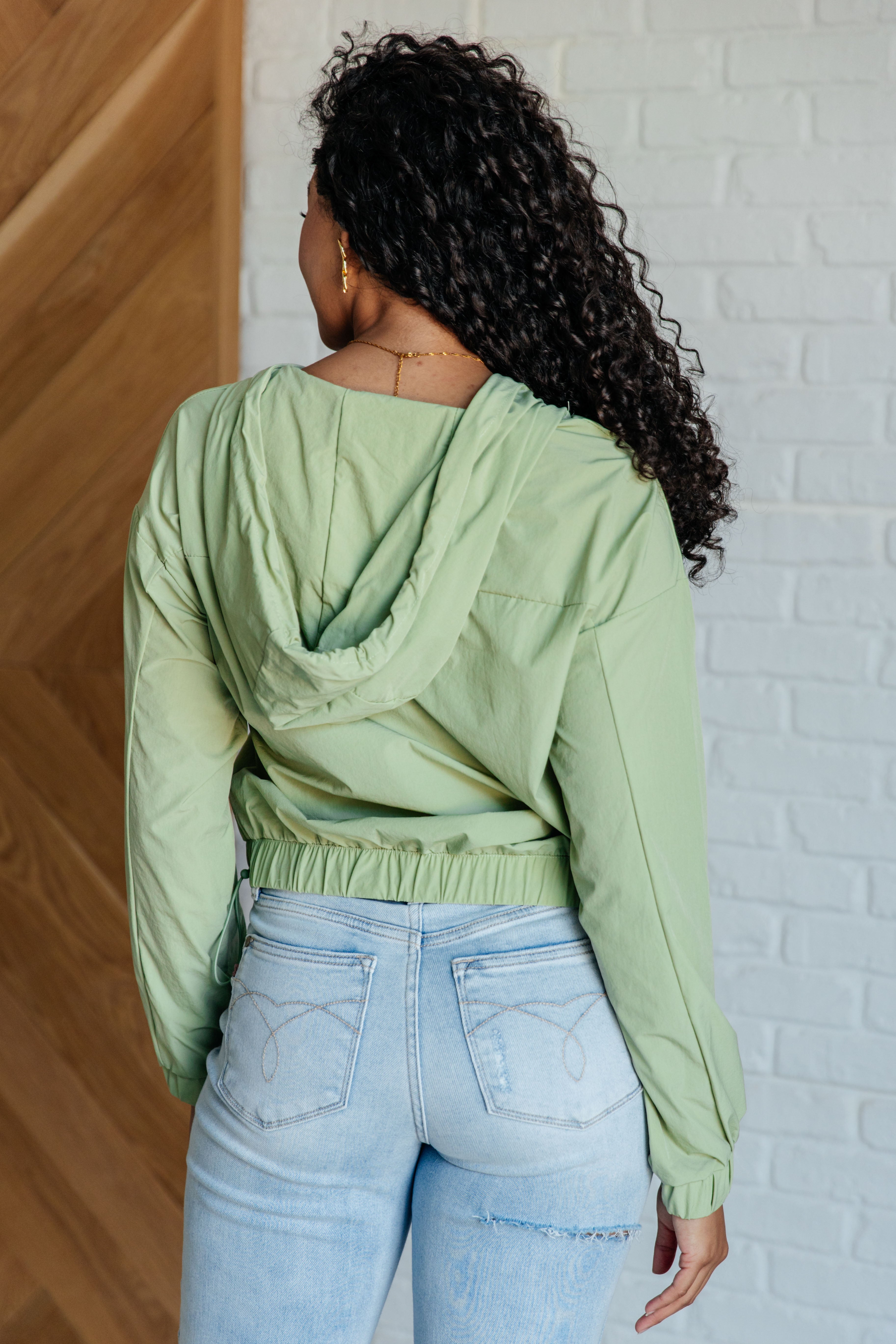Tomorrow's Forecast Hooded Windbreaker - Charming Charlie