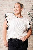 Too Sweet Flutter Sleeve Knit Top - Charming Charlie