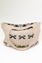 Topped With a Bow Knit Tote Bag - Charming Charlie