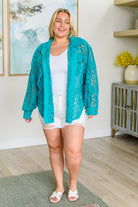 Topped with Lace Button Down - Charming Charlie