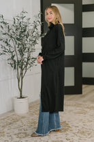 Travel City Scape Turtle Neck Tunic in Black - Charming Charlie