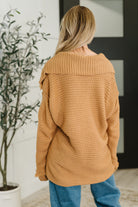 Travel Far & Wide Sweater in Taupe - Charming Charlie
