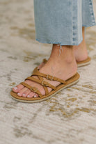 Trusty Strappy Sandals in Light Tan - Charming Charlie