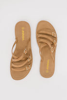 Trusty Strappy Sandals in Light Tan - Charming Charlie