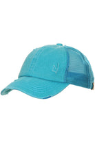 Turqupoise C.C BASEBALL PONYCAP is the perfect combination of fashion and function. Made with high-quality materials, it provides both style and protection from the sun. Its adjustable strap ensures a comfortable fit for all head sizes. Stay trendy and protected with the C.C BASEBALL PONYCAP.