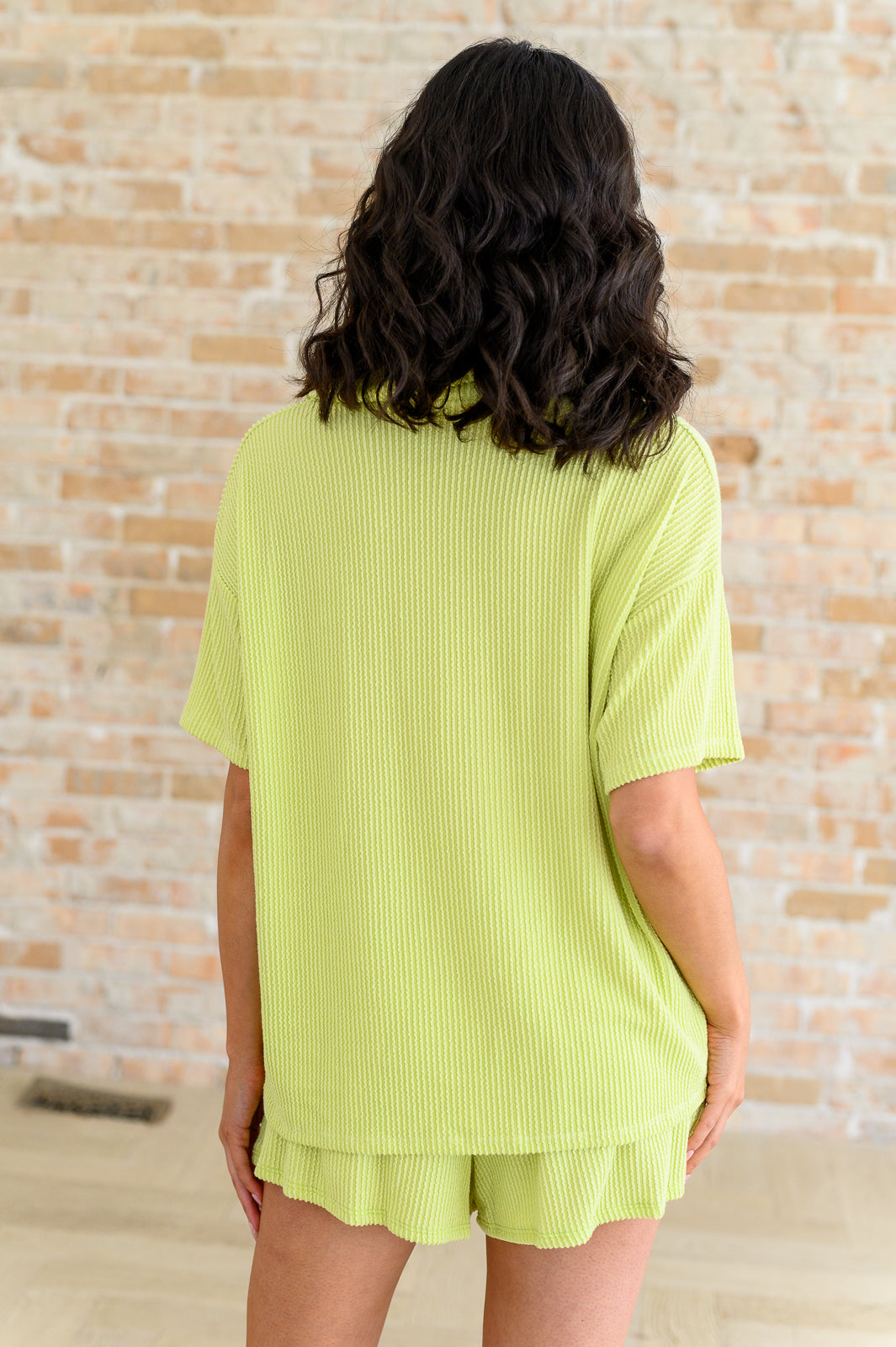 Two's Company Ribbed Button Down - Charming Charlie