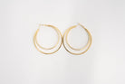 Two's a Party Double Hoop Earrings - Charming Charlie