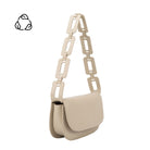 Melie Bianco Recycled Vegan Leather Inez Small Shoulder Bag in Bone