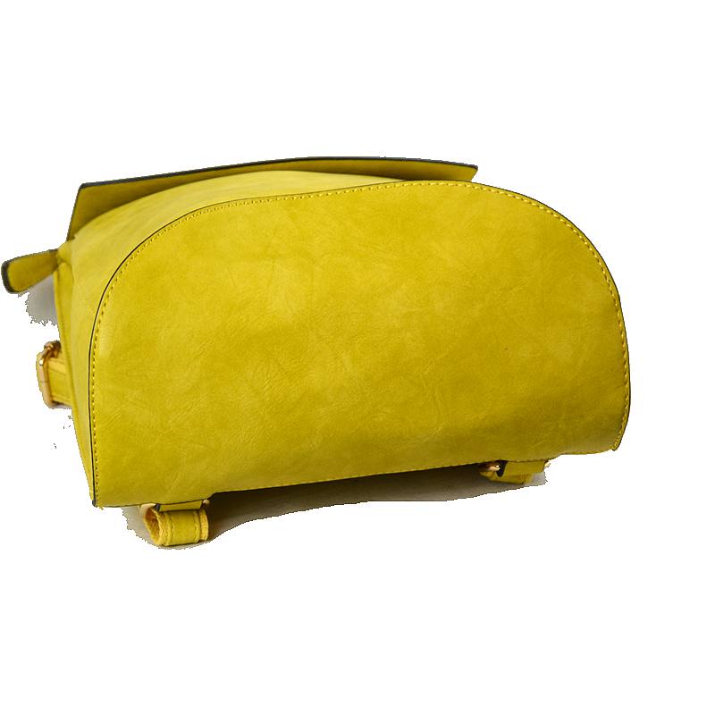 Vegan Long-lasting Faux Leather Backpack Convertible Bag - Backpacks