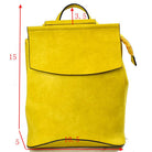 Vegan Long-lasting Faux Leather Backpack Convertible Bag - Backpacks