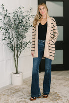 Under Wraps Striped Cardigan - Charming Charlie