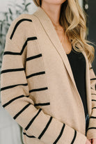 Under Wraps Striped Cardigan - Charming Charlie