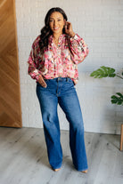 Understandably So Floral Blouse - Charming Charlie