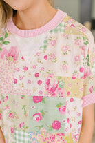 Until Tomorrow Patchwork Relaxed Tee - Charming Charlie