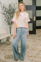 Until Tomorrow Patchwork Relaxed Tee - Charming Charlie