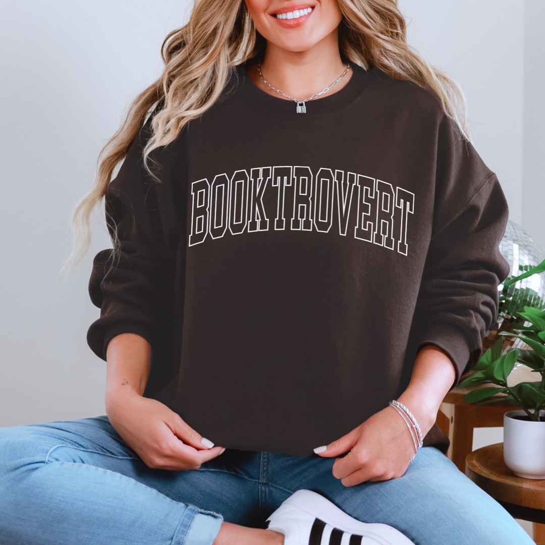 Booktrovert Graphic Sweatshirt - Charming Charlie