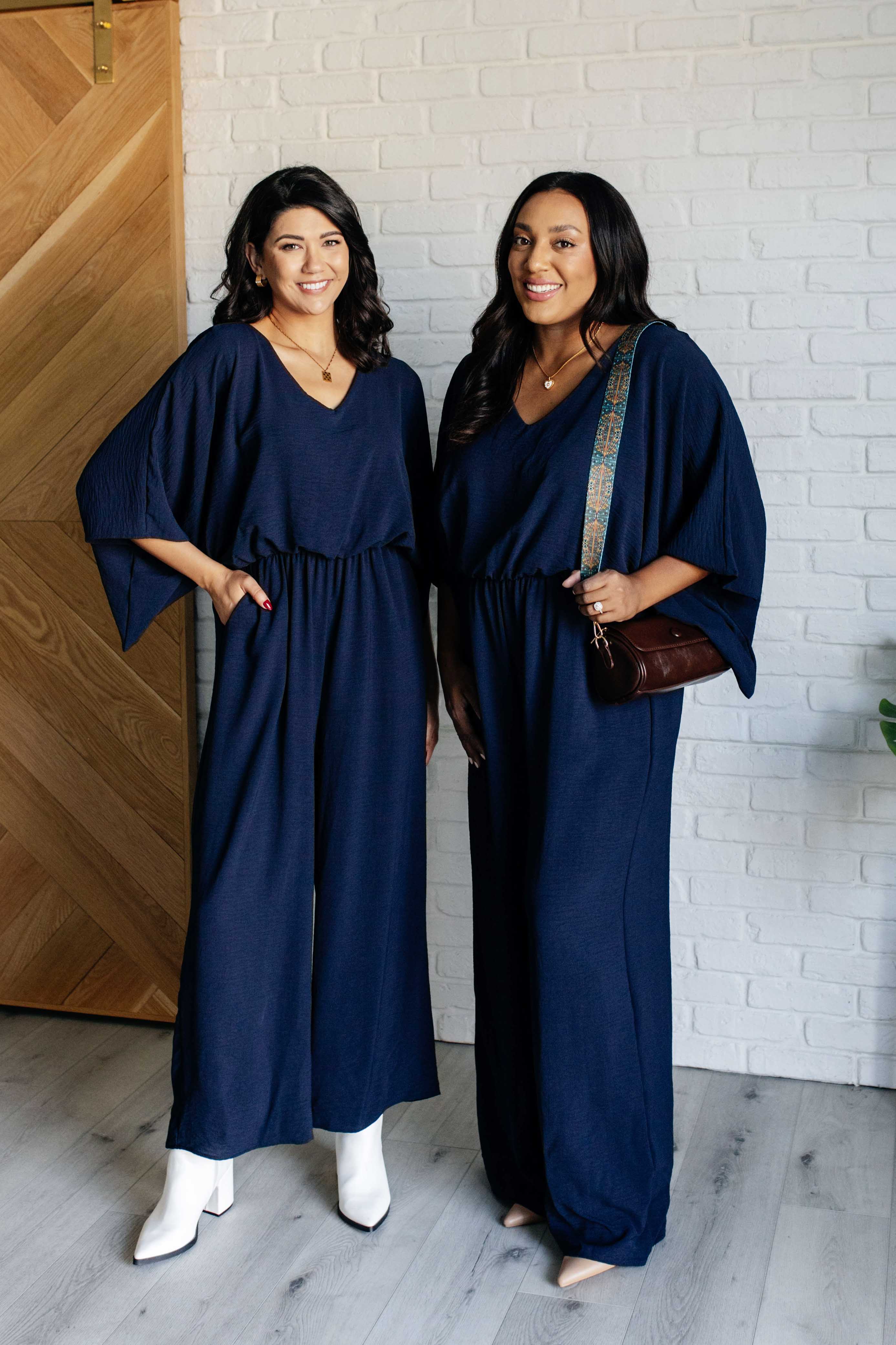 Up to Something Wide Leg Jumpsuit - Charming Charlie