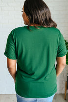 Uptown Crew T-Shirt in Green - Charming Charlie
