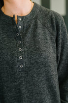 Urban Flux Scooped Hi-Low Long Pullover in Black - Charming Charlie