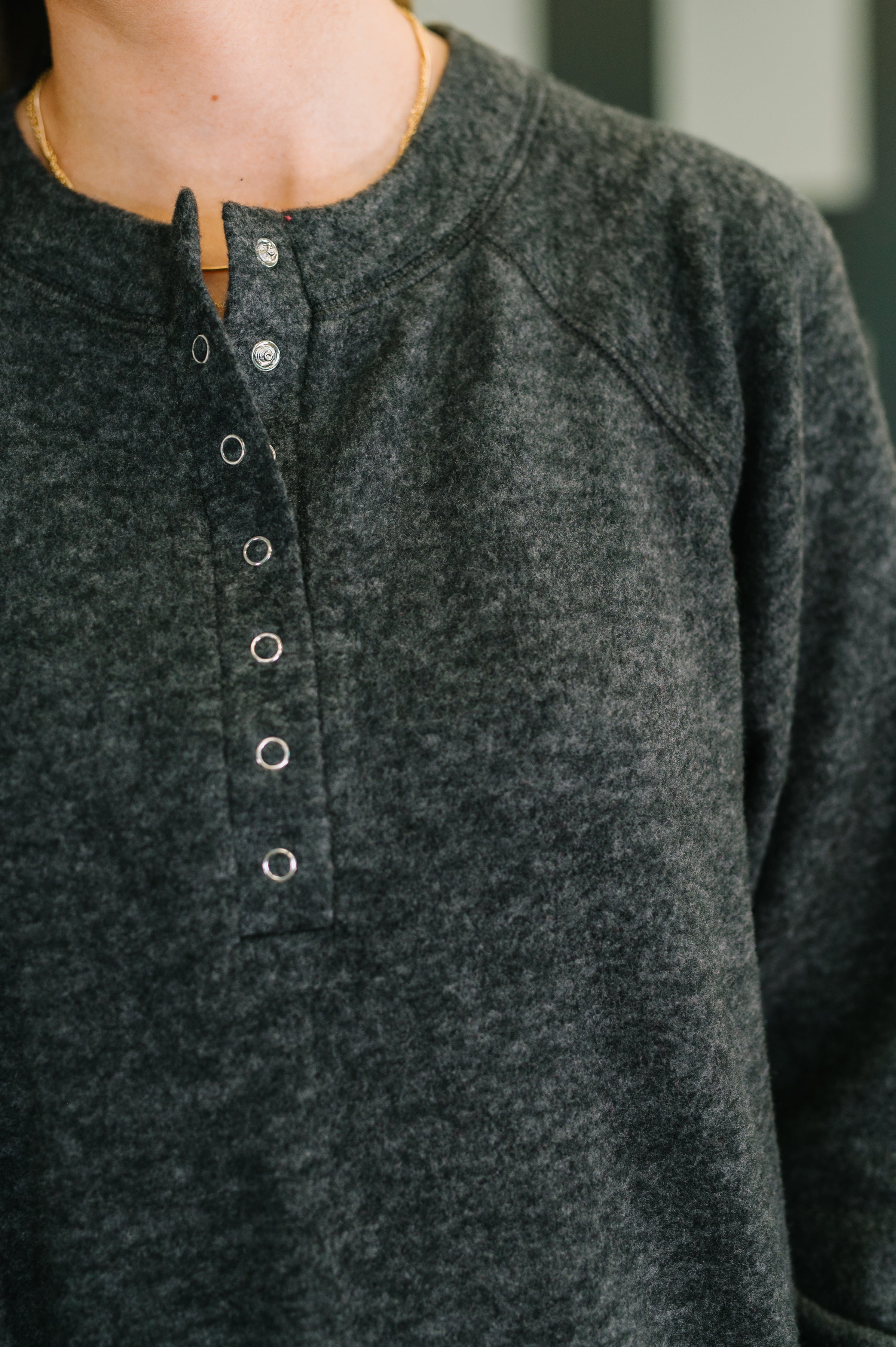 Urban Flux Scooped Hi-Low Long Pullover in Black - Charming Charlie