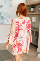 Vacay Season Bell Sleeve Kimono - Charming Charlie