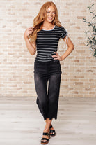 Vaguely Speaking Striped Top - Charming Charlie