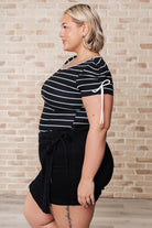 Vaguely Speaking Striped Top - Charming Charlie