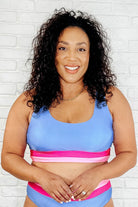 Venice Color Block Swim Top - Charming Charlie