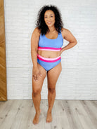 Venice Color Block Swim Top - Charming Charlie