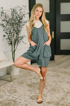 Venture Forth Spaghetti Strap Romper - Charming Charlie