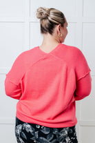Very Understandable V-Neck Sweater in Pink - Charming Charlie