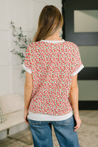 Vivid Memories Relaxed Top in Tomato Red - Charming Charlie