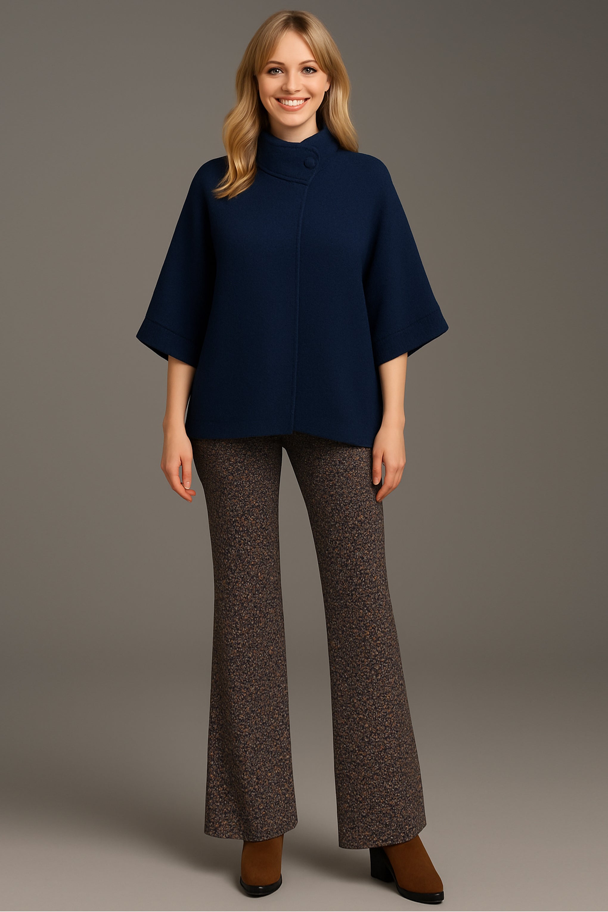 Neck Button Cardigan - Charming Charlie