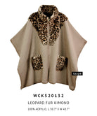Leopard Fur Kimono - Charming Charlie