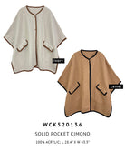 Solid Pocket Kimono - Charming Charlie