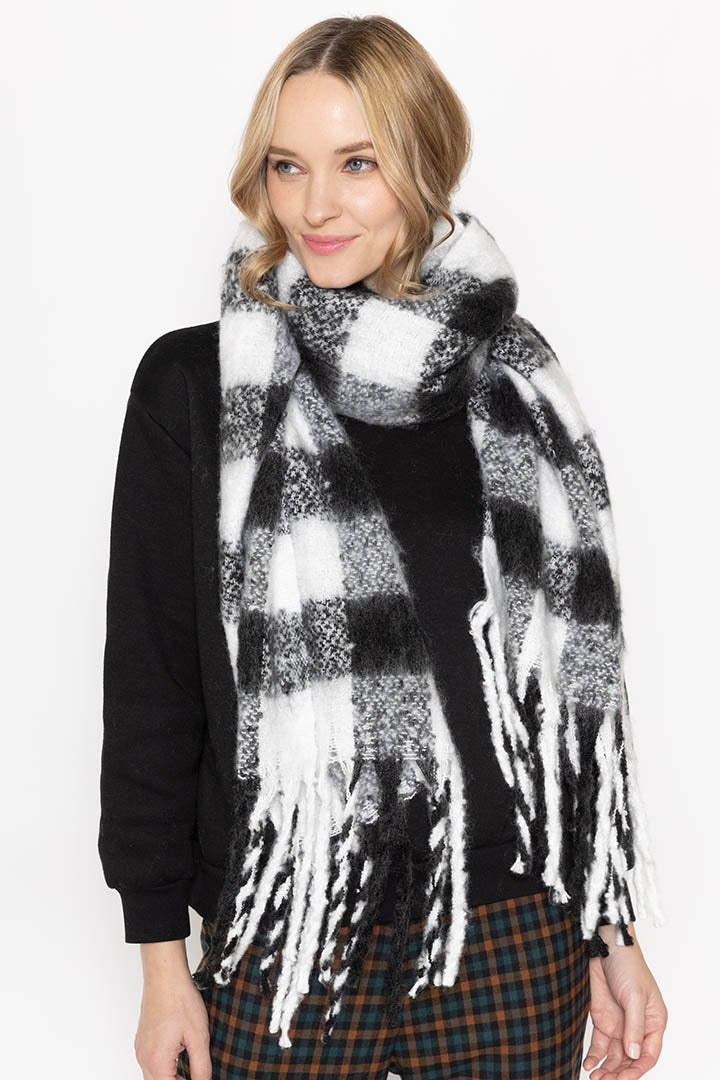 Shop for KW Fashion Buffalo Plaid Scarf at doeverythinginloveny.com wholesale fashion accessories