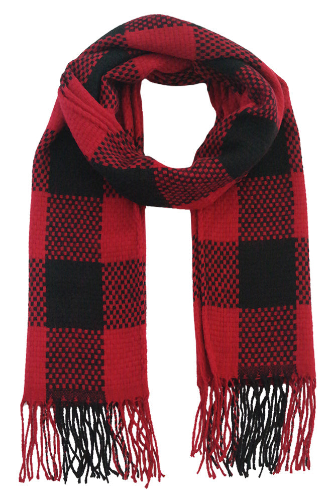 Shop for KW Fashion Buffalo Plaid Scarf at doeverythinginloveny.com wholesale fashion accessories